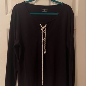Talbots coastal navy tunic XL EUC. My weight loss is your gain!